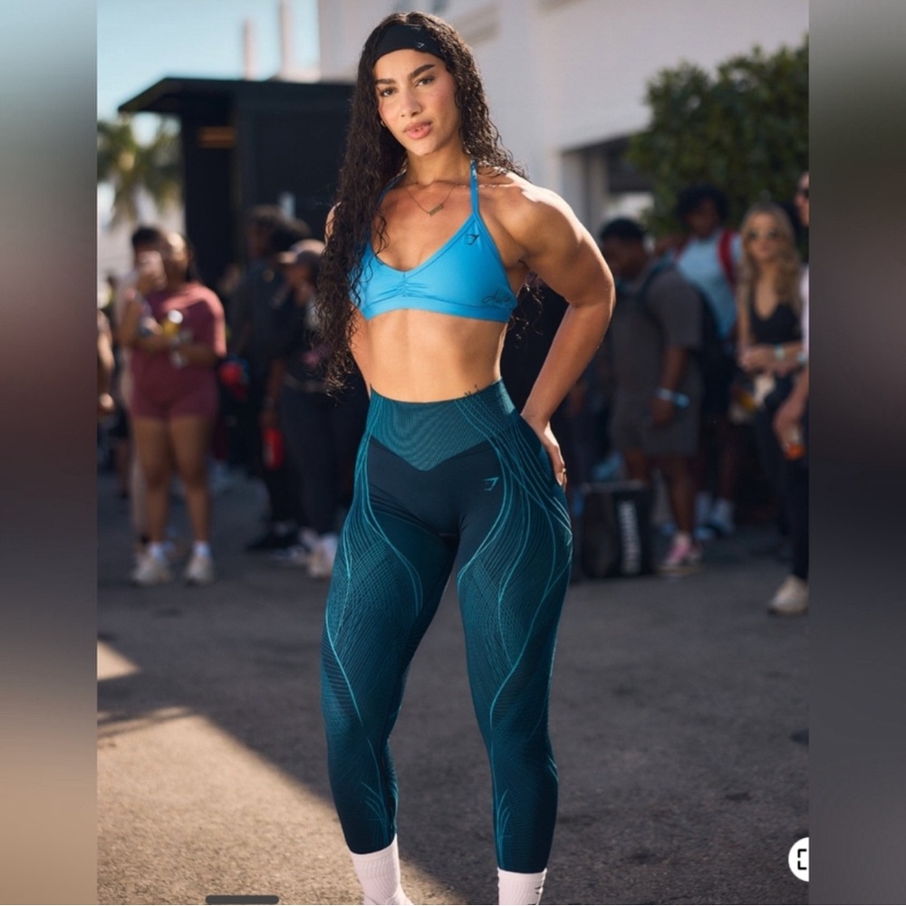 Gymshark Analis Cruz Apex Blue Leggings XS